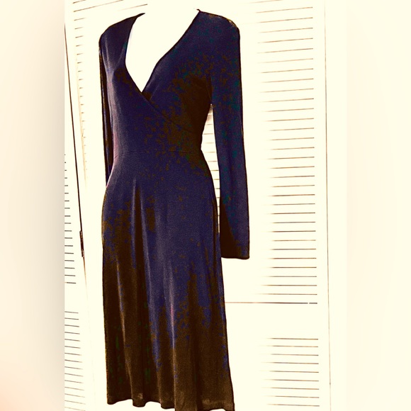 Tahira Drape Dress in Black main image 1